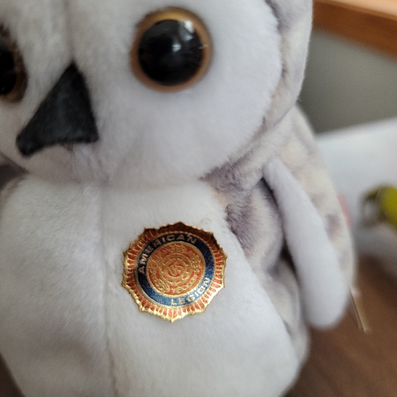 American Legion Wiser Beanie Baby. Custom Owl - Picture 3 of 5
